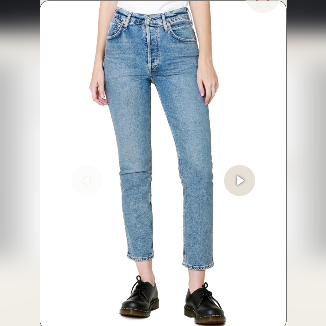Citizens Of Humanity Light Blue Ankle Jeans